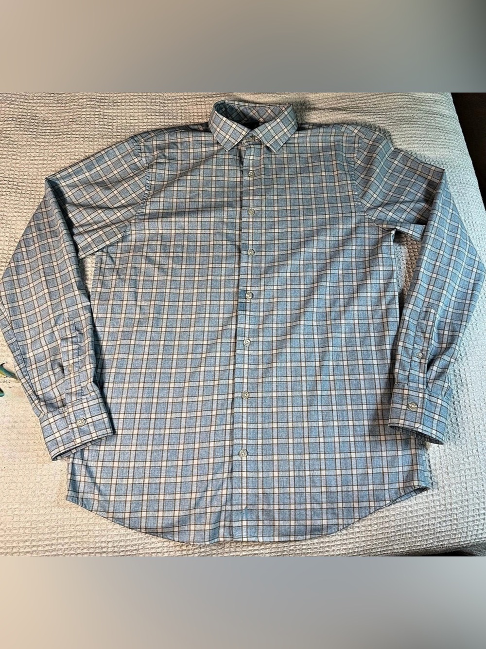 Johnnie-O Everyday Performance Button Down Shirt Plaid Shirt Men's Medium